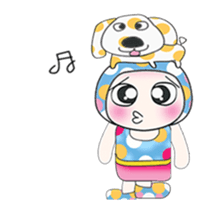 Hello my name is Osava. Love dog.^^ sticker #13861581