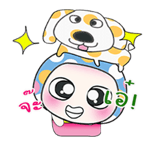 Hello my name is Osava. Love dog.^^ sticker #13861584