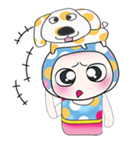 Hello my name is Osava. Love dog.^^ sticker #13861587