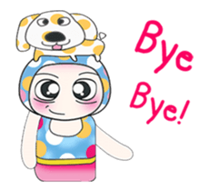 Hello my name is Osava. Love dog.^^ sticker #13861588