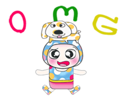 Hello my name is Osava. Love dog.^^ sticker #13861589