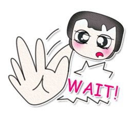 My name is Tamama.^_^ Good Luck!! sticker #13861699