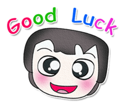 My name is Tamama.^_^ Good Luck!! sticker #13861728