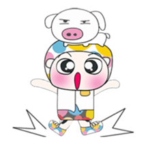 Mr. Hikaru. I love Pig!! ^_^ sticker #13861771