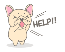 Frenchy the French Bulldog 3! sticker #13862064
