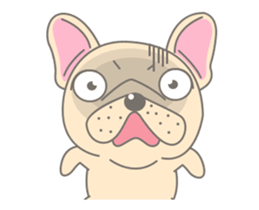 Frenchy the French Bulldog 3! sticker #13862066
