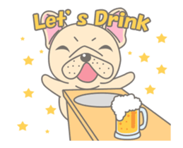 Frenchy the French Bulldog 3! sticker #13862069