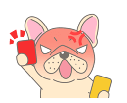 Frenchy the French Bulldog 3! sticker #13862071