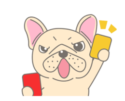 Frenchy the French Bulldog 3! sticker #13862072
