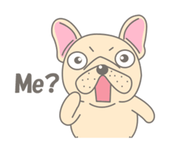 Frenchy the French Bulldog 3! sticker #13862076