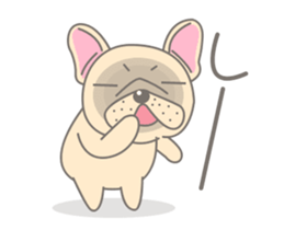 Frenchy the French Bulldog 3! sticker #13862078