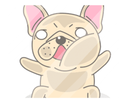 Frenchy the French Bulldog 3! sticker #13862083