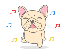 Frenchy the French Bulldog 3! sticker #13862084