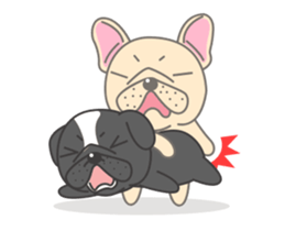 Frenchy the French Bulldog 3! sticker #13862085