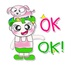 My name is Kasama. Love dog.!! sticker #13862174