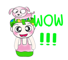 My name is Kasama. Love dog.!! sticker #13862175