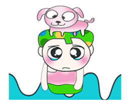 My name is Kasama. Love dog.!! sticker #13862176