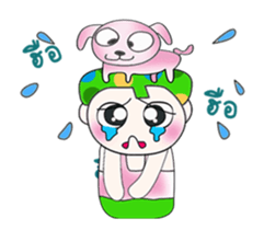 My name is Kasama. Love dog.!! sticker #13862179