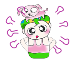 My name is Kasama. Love dog.!! sticker #13862180