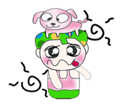 My name is Kasama. Love dog.!! sticker #13862182