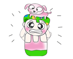 My name is Kasama. Love dog.!! sticker #13862183