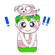 My name is Kasama. Love dog.!! sticker #13862184