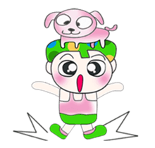 My name is Kasama. Love dog.!! sticker #13862187