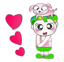 My name is Kasama. Love dog.!! sticker #13862188