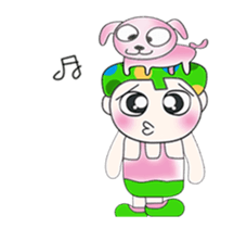 My name is Kasama. Love dog.!! sticker #13862189