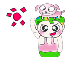 My name is Kasama. Love dog.!! sticker #13862190