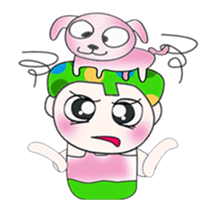 My name is Kasama. Love dog.!! sticker #13862191