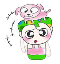 My name is Kasama. Love dog.!! sticker #13862195