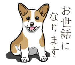 Wanko-Biyori Corgi sticker #13862270
