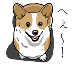 Wanko-Biyori Corgi sticker #13862274