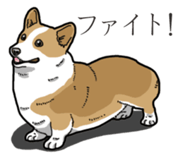 Wanko-Biyori Corgi sticker #13862285