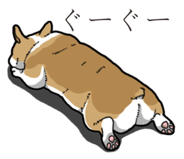 Wanko-Biyori Corgi sticker #13862298
