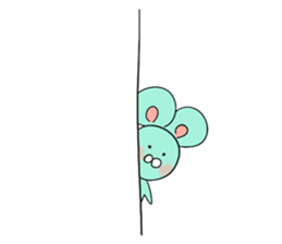 Good friend mouse siblings sticker #13862430