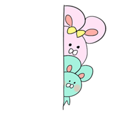 Good friend mouse siblings sticker #13862431