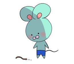 Good friend mouse siblings sticker #13862451