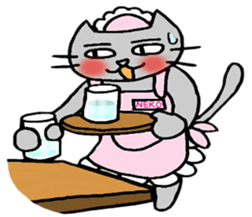 Nekokun househusband a day-to-day2 sticker #13862772