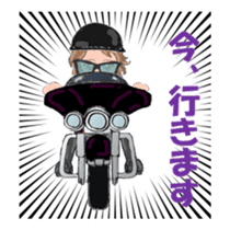 I LOVE American Motorcycle!! For Lady2 sticker #13863182