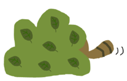 "Ponchan"ofraccoon(autumn,winterversion) sticker #13863563