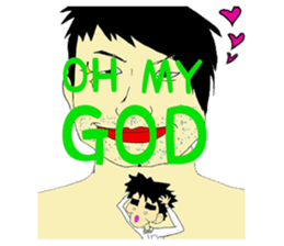 NONSTYLE Ishida negative sticker sticker #13863717