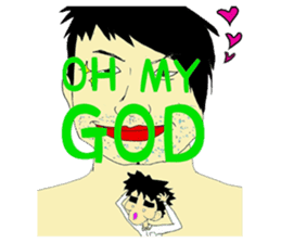 NONSTYLE Ishida negative sticker sticker #13863717