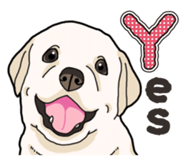 Wanko-biyori puppy Labrador retriever sticker #13864468