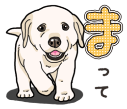 Wanko-biyori puppy Labrador retriever sticker #13864472