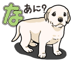 Wanko-biyori puppy Labrador retriever sticker #13864473