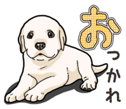 Wanko-biyori puppy Labrador retriever sticker #13864476
