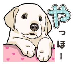 Wanko-biyori puppy Labrador retriever sticker #13864482