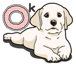 Wanko-biyori puppy Labrador retriever sticker #13864483